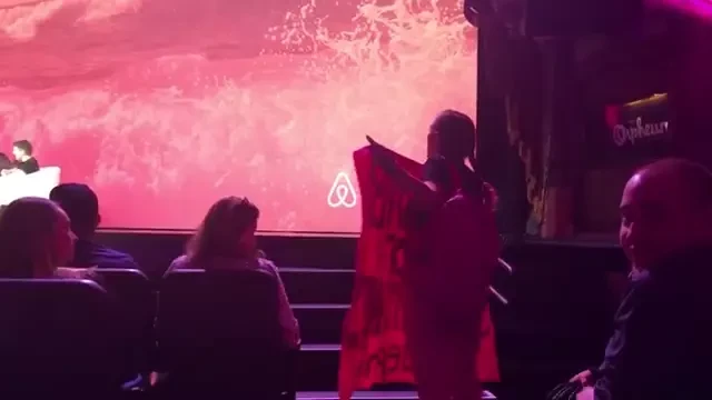 Ashton Kutcher protest at Airbnb.mp4_#16